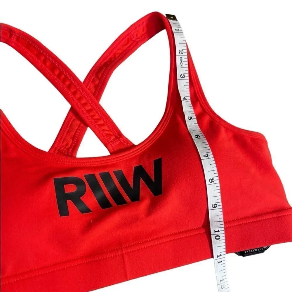 Ryder wear sports bra tangerine orange high impact size large